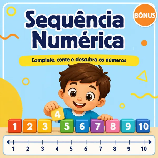 Capa da apostila Sequência Numérica