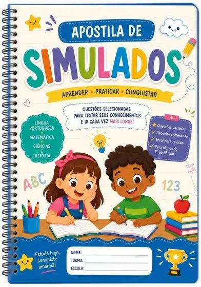 Capa da apostila Simulados